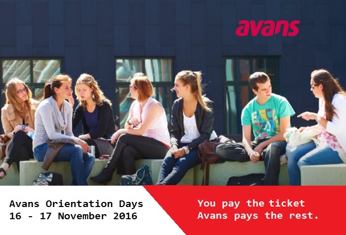 Register for Avans University of Applied Science Open Days 2016